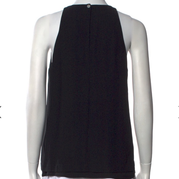 NWOT A.L.C. Sleeveless V-Neck Women's Top with Metal front detailing (size 6) - Picture 2 of 4